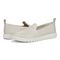Vionic Uptown Willa womens Slip On/Loafer/Moc Shoe - Cream - pair left angle
