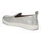 Vionic Uptown Willa womens Slip On/Loafer/Moc Shoe - Silver - Back angle