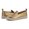 Vionic Uptown Willa womens Slip On/Loafer/Moc Shoe - Gold - pair left angle