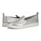 Vionic Uptown Willa womens Slip On/Loafer/Moc Shoe - Silver - pair left angle