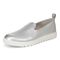Vionic Uptown Willa womens Slip On/Loafer/Moc Shoe - Silver - Left angle