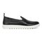 Vionic Uptown Willa womens Slip On/Loafer/Moc Shoe - Black Tumbled Leather - Right side
