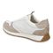 Vionic Monarch Women's Comfort Sneaker - White/cobblestone - Back angle