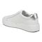 Vionic Colbie womens Slip On/Loafer/Moc Shoe - White Metallic Leather - Back angle