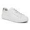 Vionic Colbie womens Slip On/Loafer/Moc Shoe - White Metallic Leather - Angle main