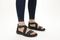 Vionic Harmony Rx Women's T-Strap Recovery Sandal - Black - Lifestyle