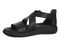 Vionic Harmony Rx Women's T-Strap Recovery Sandal - Black - Left angle