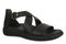 Vionic Harmony Rx Women's T-Strap Recovery Sandal - Black - Angle main