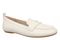 Vionic Tessa womens Slip On/Loafer/Moc Shoe - Ivory - Angle main