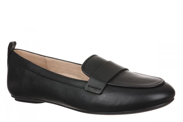 Vionic Tessa womens Slip On/Loafer/Moc Shoe - Black - Angle main