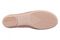 Vionic Tilly Women's Comfort Ballet Skimmer Shoe - Cinder Rose Metallic - Bottom