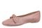 Vionic Tilly Women's Comfort Ballet Skimmer Shoe - Cinder Rose Metallic - Left angle