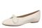 Vionic Tilly Women's Comfort Ballet Skimmer Shoe - Ivory - Left angle
