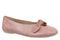 Vionic Tilly Women's Comfort Ballet Skimmer Shoe - Cinder Rose Metallic - Angle main