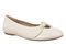 Vionic Tilly Women's Comfort Ballet Skimmer Shoe - Ivory - Angle main