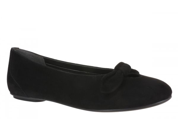 Vionic Tilly Women's Comfort Ballet Skimmer Shoe - Black - Angle main