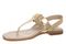 Vionic Cora Women's Adjustable Strap Thong Sandal - Gold - Left angle