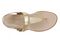 Vionic Cora Women's Adjustable Strap Thong Sandal - Gold - Top
