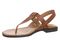 Vionic Cora Women's Adjustable Strap Thong Sandal - Tan - Left angle