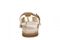 Vionic Cora Women's Adjustable Strap Thong Sandal - Gold - Back