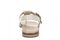 Vionic Cora Women's Adjustable Strap Thong Sandal - Cream - Back