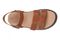 Vionic Solana Women's Adjustable Slide Platform Sandal - Tan - Top
