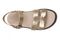 Vionic Solana Women's Adjustable Slide Platform Sandal - Gold - Top