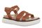 Vionic Solana Women's Adjustable Slide Platform Sandal - Tan - Angle main