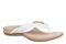 Vionic Bella Braid Women's Thong Orthotic Arch Support Sandal - White - Angle main