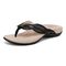 Vionic Bella Braid Women's Thong Orthotic Arch Support Sandal - Black - Left angle