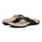 Vionic Bella Braid Women's Thong Orthotic Arch Support Sandal - Black - pair left angle