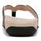 Vionic Bella Braid Women's Thong Orthotic Arch Support Sandal - Black - Back