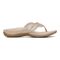 Vionic Bella Braid Women's Thong Orthotic Arch Support Sandal - Gold - Right side