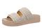 Vionic Riviera Women's Comfort Slide Sandal - Cream/gold - Left angle