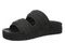 Vionic Riviera Women's Comfort Slide Sandal - Black - Left angle