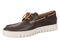 Vionic Uptown Boat Men's Slip On Loafer Comfort Shoe - Chocolate Ganache - Left angle