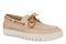 Vionic Uptown Boat Men's Slip On Loafer Comfort Shoe - Sand - Angle main
