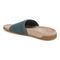 Vionic Evie Knit Women's Slide Arch Supportive Sandal - Bodega Blue - Back angle