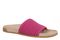 Vionic Evie Knit Women's Comfortable Supportive Slide Sandal - Dark Rose Violet - Angle main