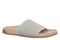 Vionic Evie Knit Women's Comfortable Supportive Slide Sandal - Vapor Grey/silver - Angle main