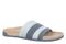 Vionic Evie Knit Women's Comfortable Supportive Slide Sandal - Pacific Blue/ice Blue - Angle main