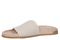 Vionic Evie Knit Women's Slide Arch Supportive Sandal - Cream - Left angle