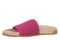 Vionic Evie Knit Women's Comfortable Supportive Slide Sandal - Dark Rose Violet - Left angle