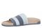 Vionic Evie Knit Women's Comfortable Supportive Slide Sandal - Pacific Blue/ice Blue - Left angle