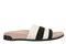 Vionic Evie Knit Women's Comfortable Supportive Slide Sandal - Black/ivory - Lifestyle