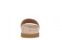 Vionic Evie Knit Women's Comfortable Supportive Slide Sandal - Rugby Tan/gold - Back