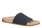 Vionic Evie Knit Women's Comfortable Supportive Slide Sandal - Dark Denim - Angle main