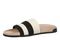 Vionic Evie Knit Women's Comfortable Supportive Slide Sandal - Black/ivory - Left angle