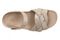 Vionic Rosa Women's Platform Slide Sandal - Gold - Top