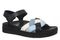 Vionic Rosa Women's Platform Slide Sandal - Navy Multi - Angle main